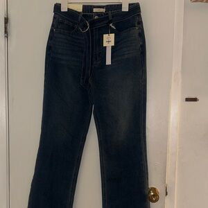 Francesca’s  Wash Women’s High-Rise Jeans with Belt